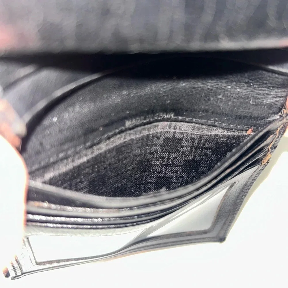 Givenchy Black Leather Bifold Wallet